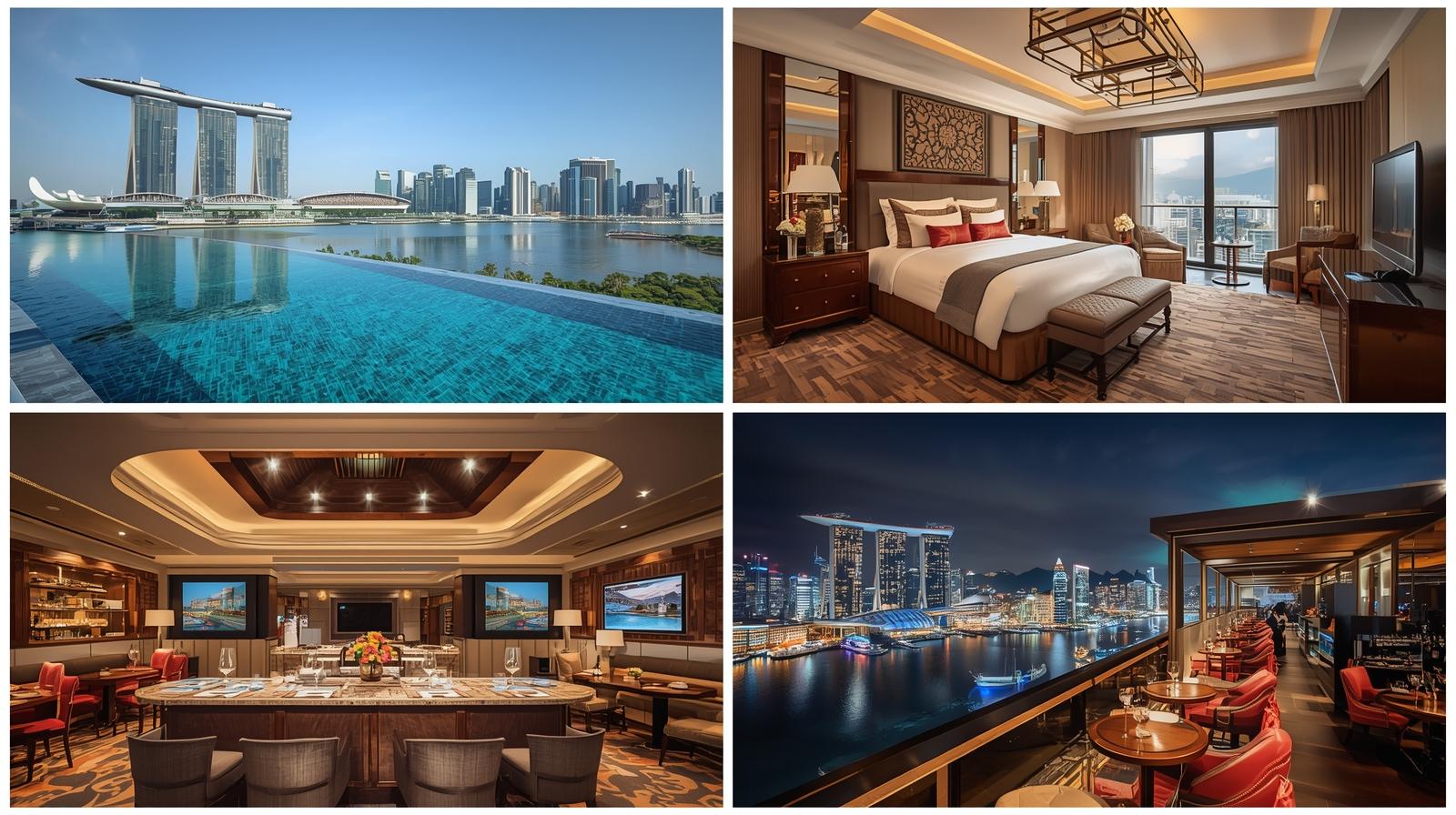 Top 5 Hotels In Singapore Where Escorts And Clients Meet | 新加坡顶级酒店会面指南 4 Marina Bay Sands Night View